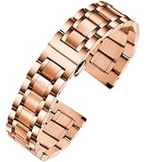 TStrap Metal Watch Band – Quick Release Watch Bands for Men Women - Stainless Steel Smart Watch S...