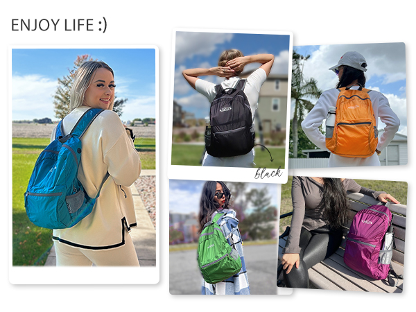 small hiking backpack