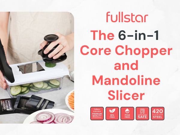 Fullstar Pro Core Chopper and Mandoline Slicer