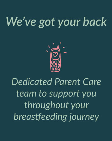Parent Care team to support you throughout your breastfeeding journey