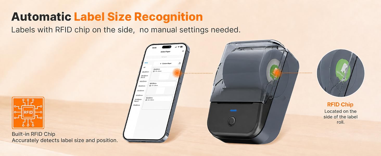 label maker machine with tape label printer thermal printer sticker printer thermal label printer