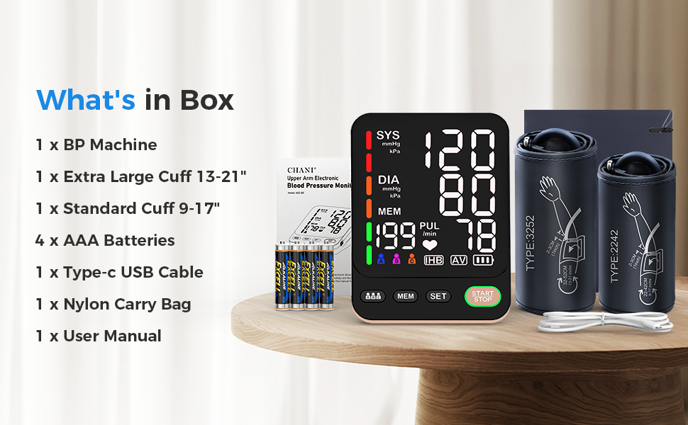 blood pressure monitor xl cuff