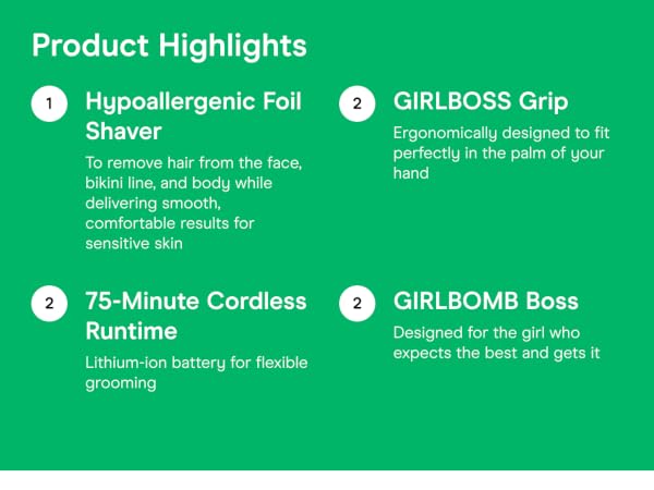 Product highlights