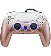 NBCP Wired PS5 Controller, Turbo, Hall-Effect Triggers, Dual Vibration, 6-Axis Gyro, 10ft Cable –...