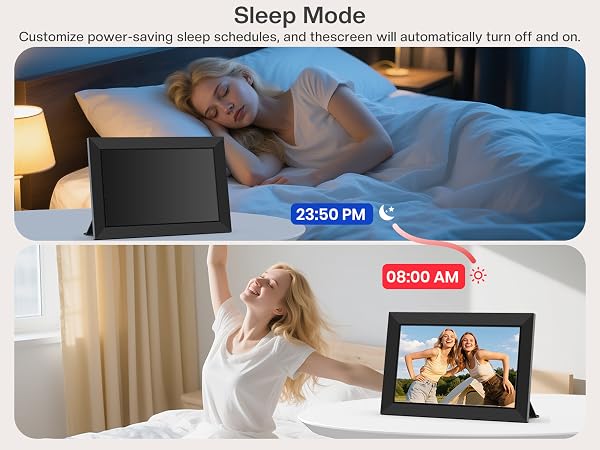 frameo digital picture frame wifi 10.1 inch electronic photo frame 32gb slideshow gifts mom father