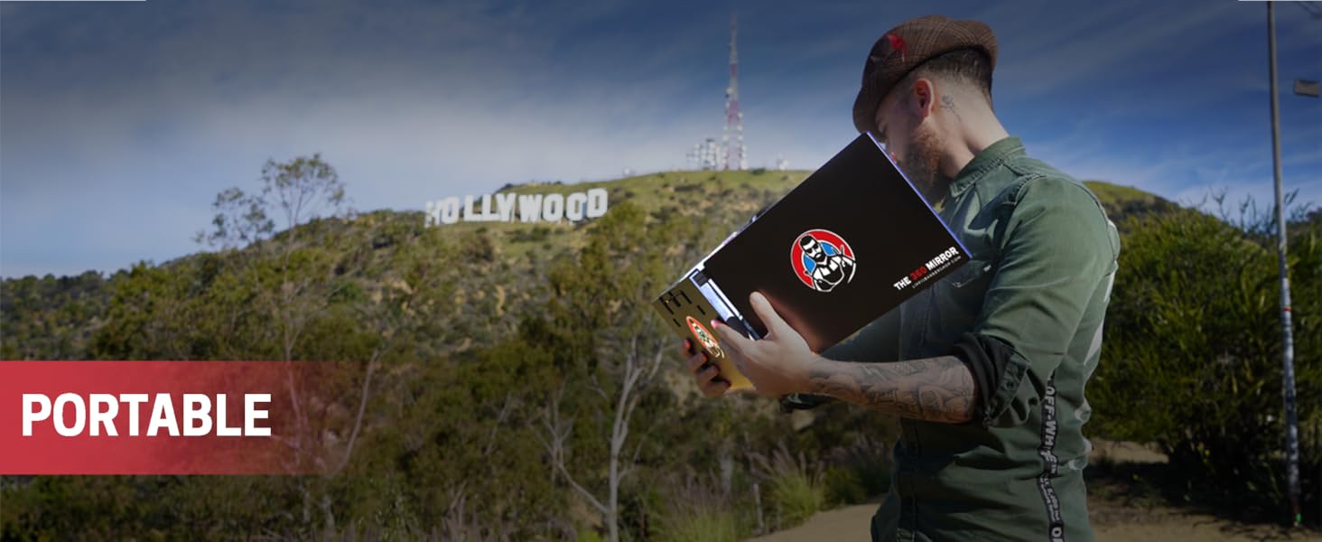 PORTABLE 360 MIRROR IN HOLLYWOOD