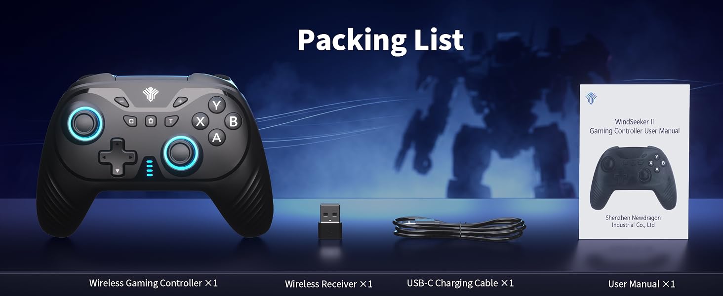 pc controller, steam controller, controller for pc, gaming controller,pc controller for gaming,black