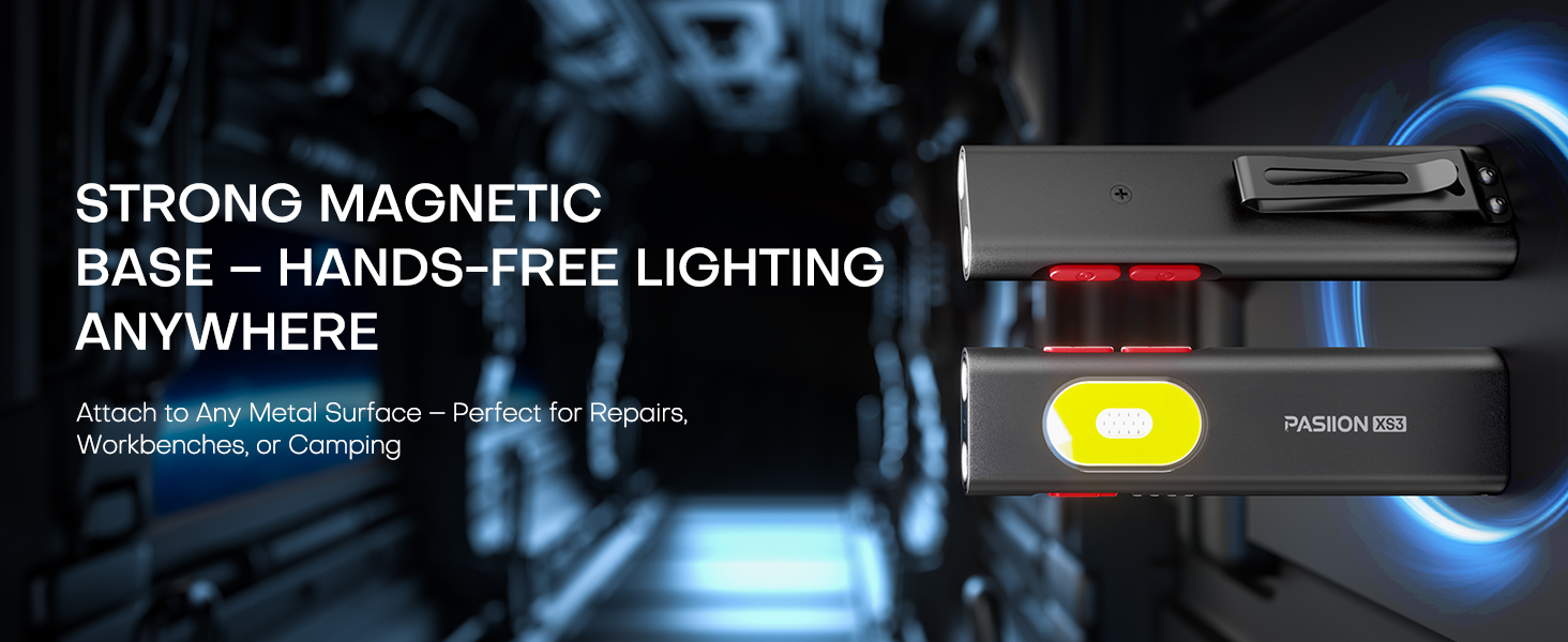 EDC Flat Flashlight, Rechargeable Compact Pocket Flash Light