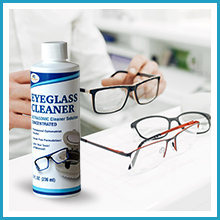 eyeglass cleaner ultrasonic cleaning solution concentrated professional results optometrist results