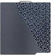 AJOYIB PEO (Diamond Pattern) & PET (Carbon Fiber Pattern) 3D Printer Build Plate Adhesive Print B...