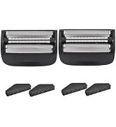 2PCS Shaver Replacement Foil Compatible with Remington PF7400, PF7500, and PF7600 Foil Shavers,Black