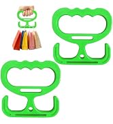 2-Pack Grocery Bag Carrier, Heavy Duty Grocery Bag Holder, Each Holds Up to 100lbs – Comfortable ...