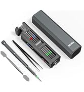 SENDA 30-in-1 Precision Screwdriver Set with Magnetic Bits, Storage Case & Tweezers - PH000 to T2...