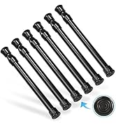 6Pcs Small Tension Rod, Goowin Tension Rod, No Drilling Rustproof Spring Adjustable Mini Tension ...