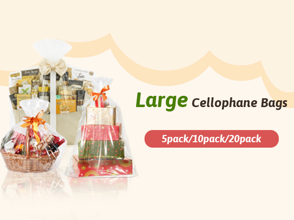 Cellophane Wrap for Gift Baskets