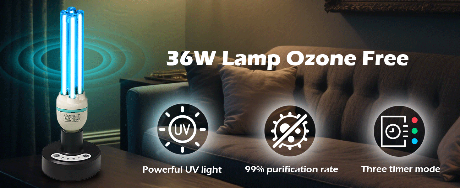 Powerful 36W UV Sanitizer Light
