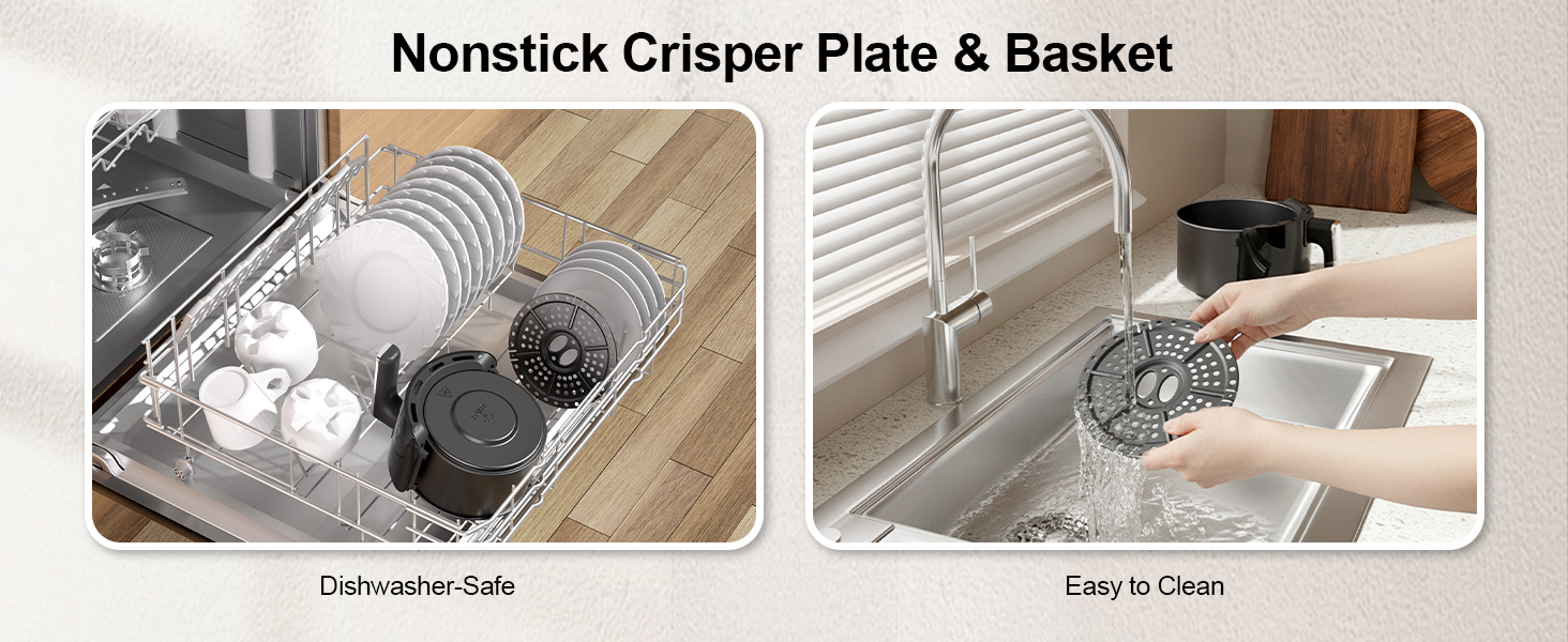 small air fryer small airfryer mini air fryer oven compact air fryer 2 people air fryer basket black