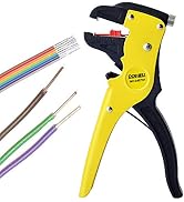 DOWELL Wire Stripping Tool Wire Stripper Cutter 14-24AWG for Flat Ribbon Cable Wire Electrical Au...