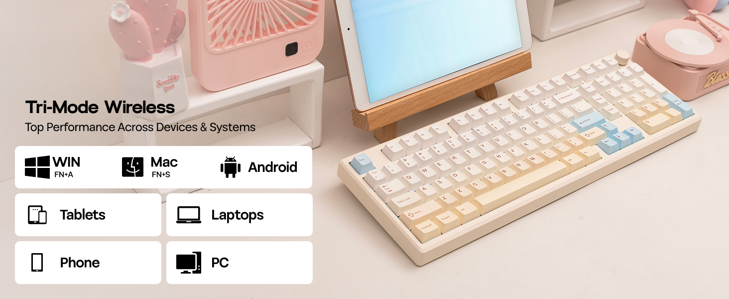 Galaxy100 Lite QMK/VIA Gaming Keyboard