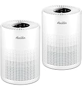 2 Pack Air Purifiers for Bedroom with HEPA Filters, Air Purifier for Home Large Room Covers Pet H...