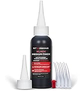 Premium Grade Cyanoacrylate (CA) Super Glue by STARBOND - 2 OZ PRO Pack (56-Gram) - Black Medium-...