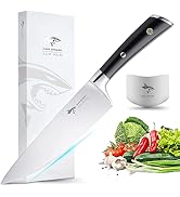 MAD SHARK Pro Chef Knife, 8 Inch Premium Kitchen Knife, German High Carbon Stainless Steel Ultra ...