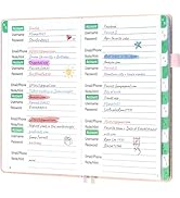 UpUDo Password Book with Tabs, Hardcover Internet Password Keeper and Telephone Address Organizer...