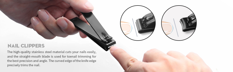 MILEILUOYUE 3PCS Folding Toenail Clippers