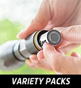 Hands insert an Energizer batter into a flashlight