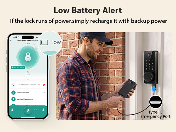 Low battery alert