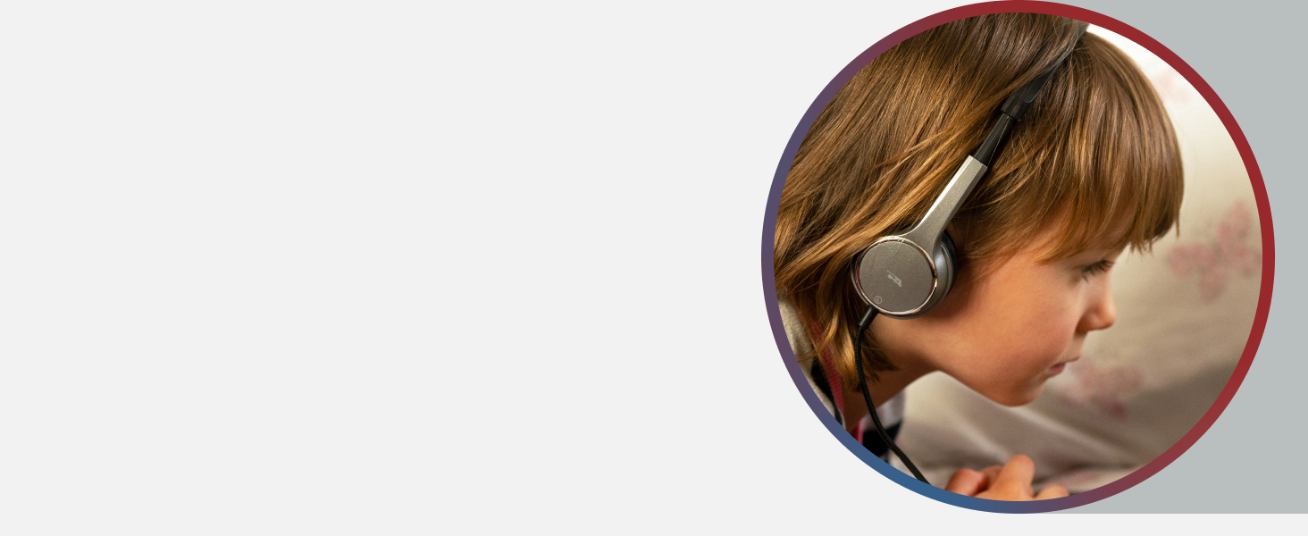 Lightweight, adjustable headband, stereo travel headphones