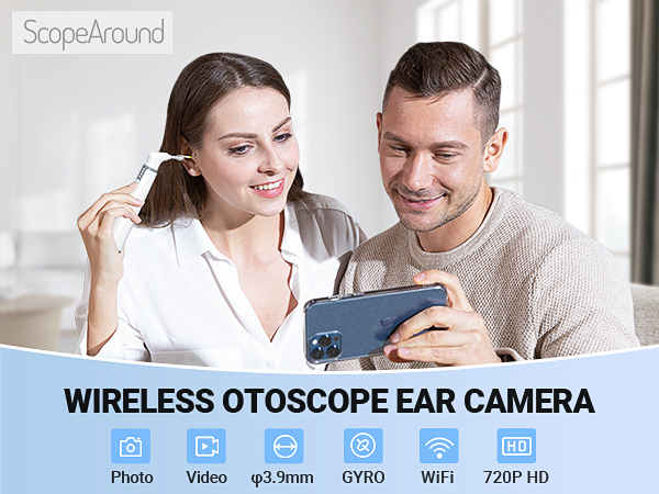 Otoscope with Light Ear Camera Ear Scope Otoscope Camera