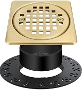 Yaseingoo 4” Drain Grate Kit Compatible with Schluter Kerdi-Drain Flange