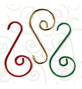 R N' D Toys Tree Ornament Hooks - Christmas Tree Decorating Metal Wire Hangers for Hanging Decora...