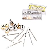 Watch Repair Kit, Watch Crown, Stainless Steel Watch Crown Spring Set Watch Repairing Tool Access...