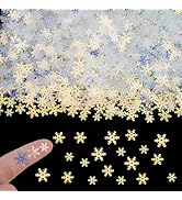 HOBBIESAY 3000pcs Snow Confetti Snowflakes Mini Snowflake Ornament Xmas Christmas Snowflakes Conf...