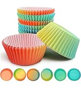 300-Count Cupcake Liners Standard Cupcake Cups 6 Design Cupcake Papers Baking Cups Cupcake Wrappe...