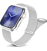 Sunnywoo Milanese Mesh Loop Compatible with Apple Watch Bands 42mm 44mm 45mm 46mm 49mm 38mm 40mm ...