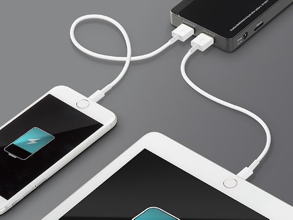 Extra 2 Charging Ports for All Your Devices