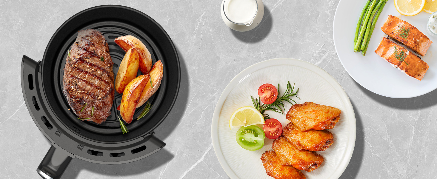 small air fryer small airfryer mini air fryer oven compact air fryer 2 people air fryer basket black