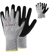 HPHST Cut Resistant Gloves - Level 5 Protection Work Gloves Smart Touch