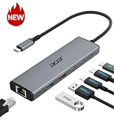 acer 6 in 1 10Gbps Ethernet USB C Hub