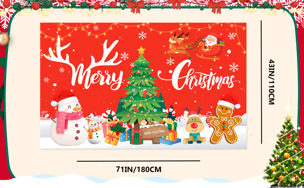merry christmas backdrop