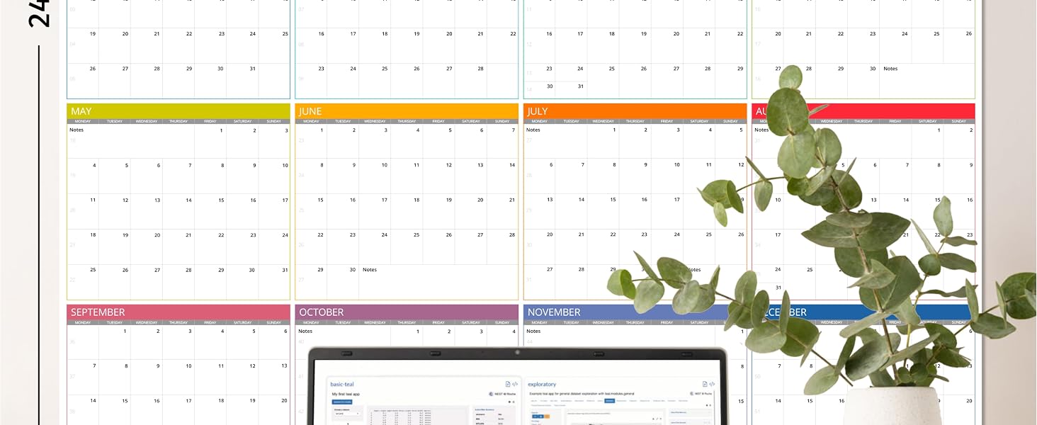 Hambli Office Extra Large Full Year Wall Planner