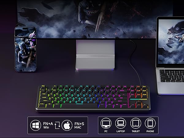 wired gaming keyboard gaming keyboard silent keyboard black keyboard