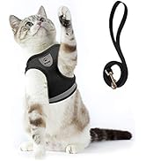 Supet Cat Harness and Leash Set for Walking Cat and Small Dog Harness Soft Mesh Harness Adjustabl...