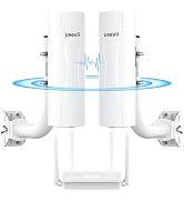 Point-to-Point Wireless Bridge System CPE688KIT, with WiFi 6 AX3000 Router, Adjustable Installati...