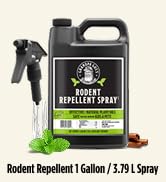 Grandpa Gus's Rodent Repellent Spray, Natural Peppermint Oil, 128 Fl Oz | Peppermint & Cinnamon O...