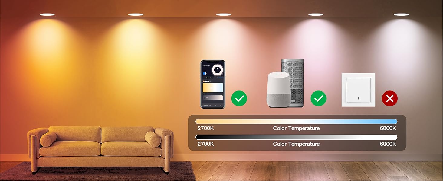 smart recessed lighting