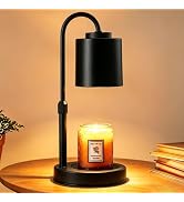 CASTLELIFE Dimmable Candle Warmer Lamp with Timer, Height Adjustable Candle Warmer for Jar Candle...